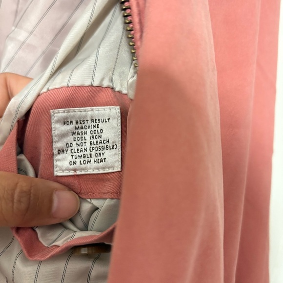 Peter Millar Mens Golf Jacket Salmon Full Zip Size M - Picture 8 of 12